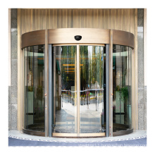 Custom sales commercial curved glass automatic curved sliding door operator